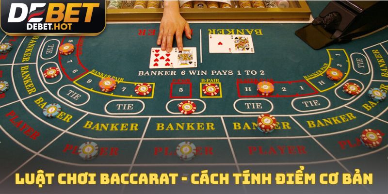 Luật chơi Baccarat - Cách tính điểm cơ bản