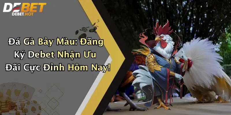 Đá Gà Bảy Màu: Đăng Ký Debet Nhận Ưu Đãi Cực Đỉnh Hôm Nay!